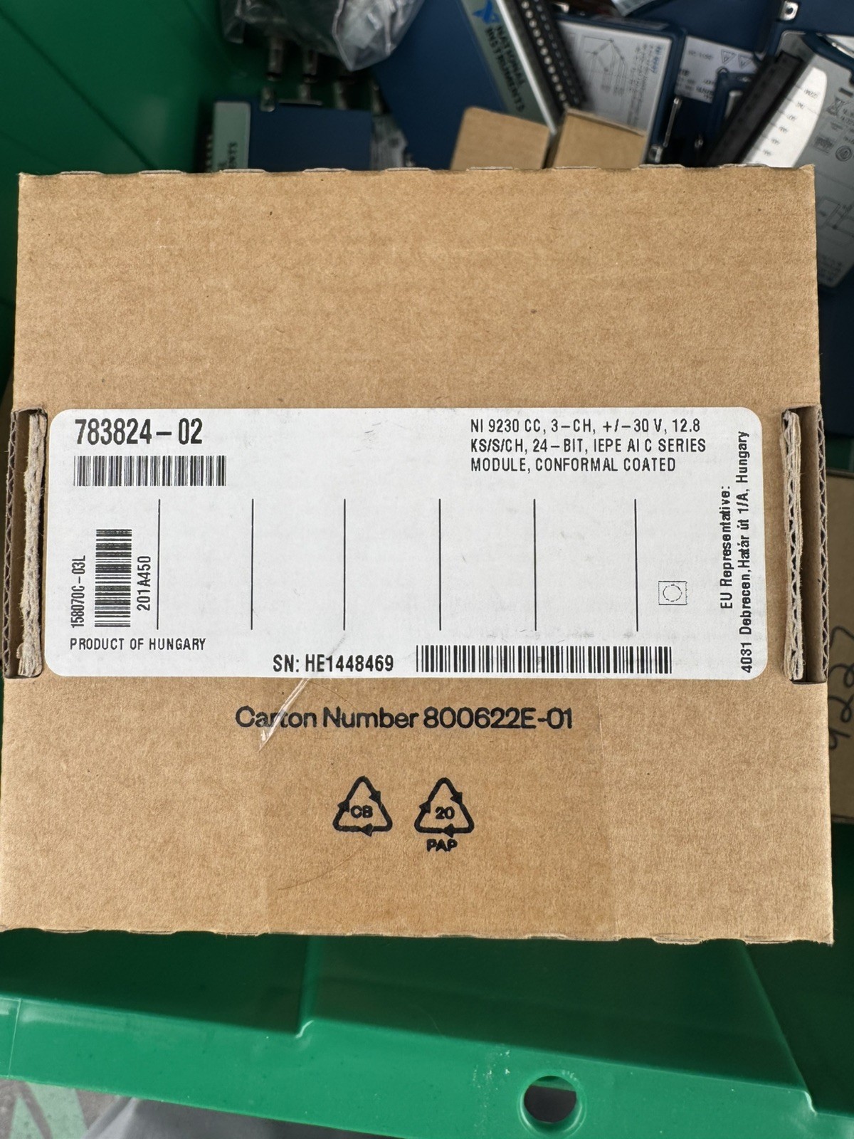 National Instruments NI-9230 Sound & Vibration Input Module 783824-02 Brand New