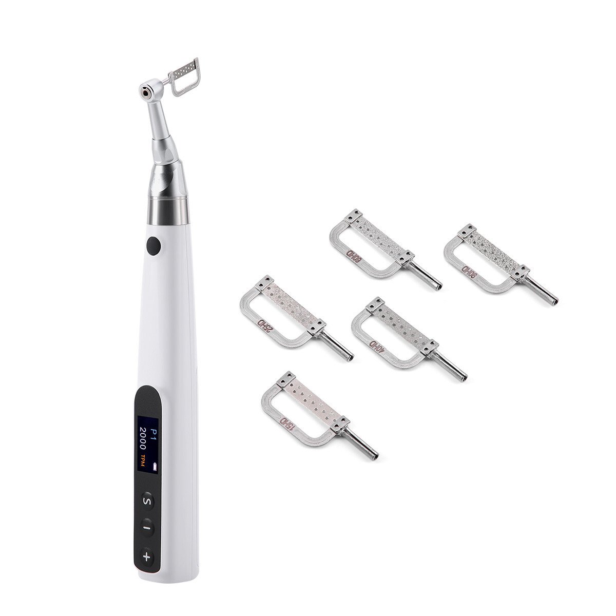 AZDENT Dental 4:1 Reduction IPR Contra Angle /Electric Interproximal Handpiece