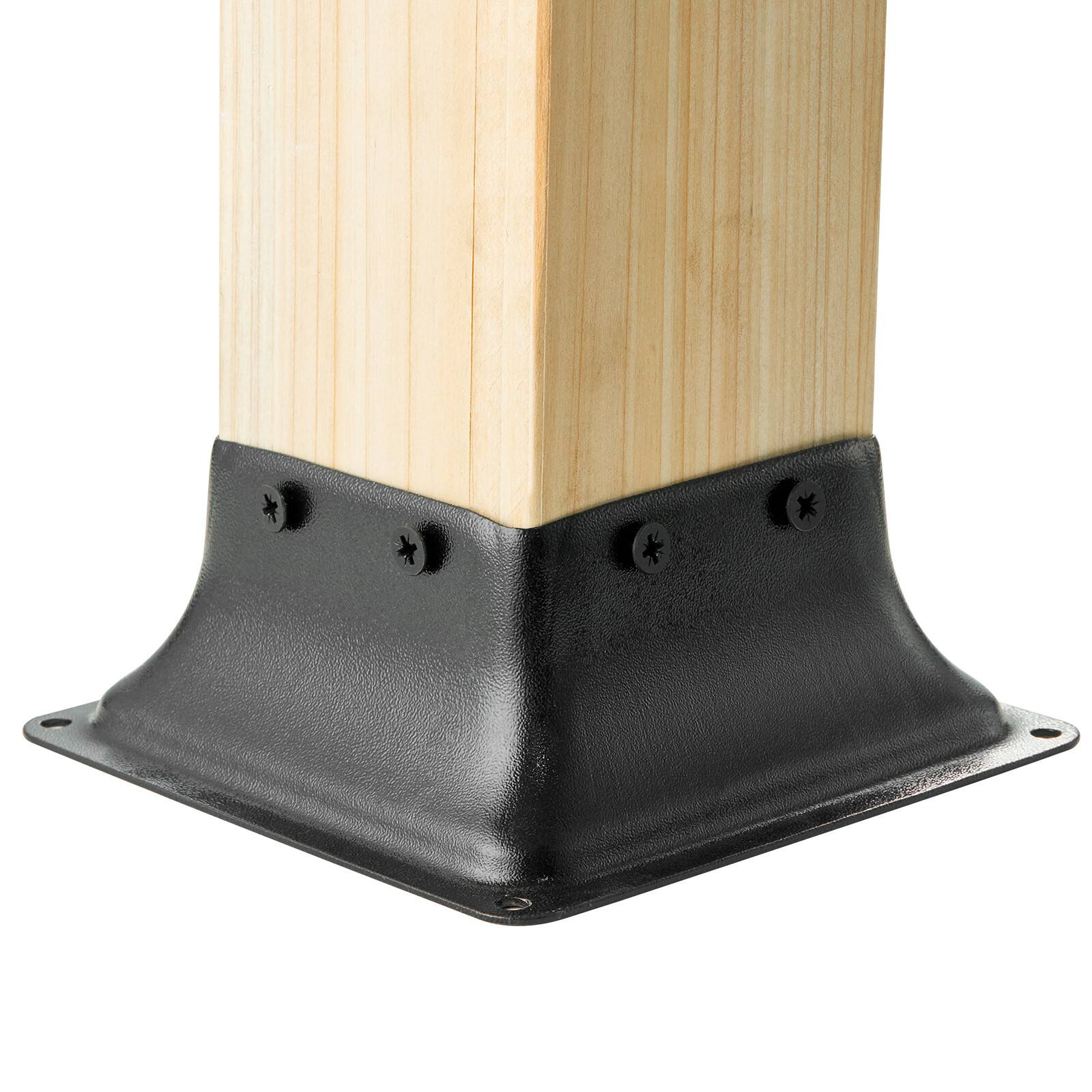 VEVOR 10Pcs 4×4 Post Base Brackets Heavy Duty for Standard Wood Post Anchor