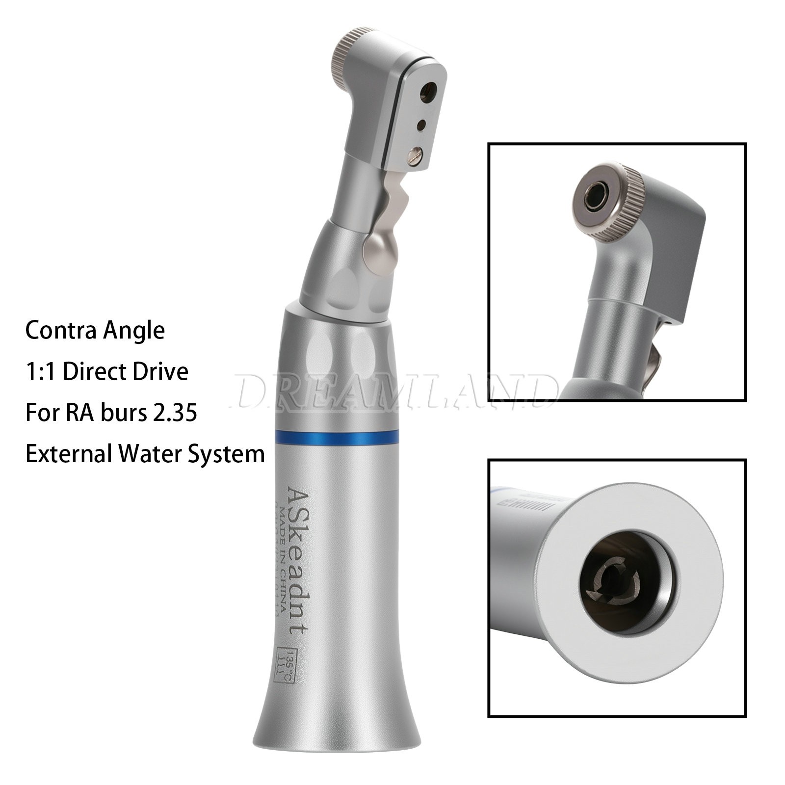 Dental Contra angle Handpiece Latch E type Slow low speed Fit NSK Motor YPWJ