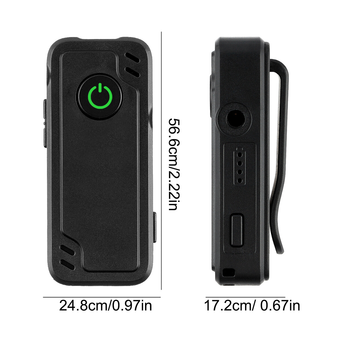 MP3 Digital Hidden Voice Recorder Spy Mini Clip-On Audio Activated Dictaphone US