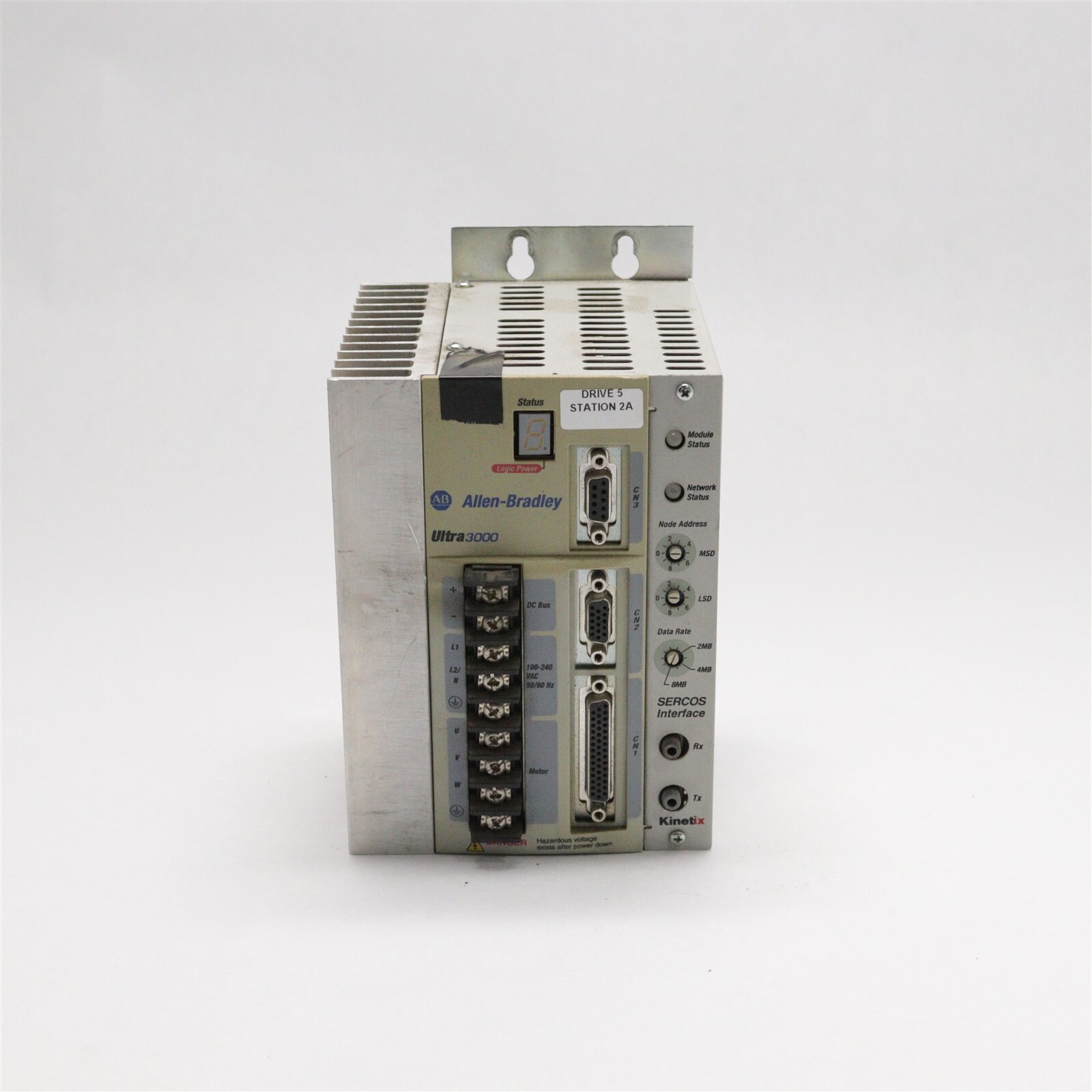 ALLEN BRADLEY ULTRA3000 DIGITAL SERVO DRIVE SER B FIRMWARE V1.41 2098-DSD-020-SE