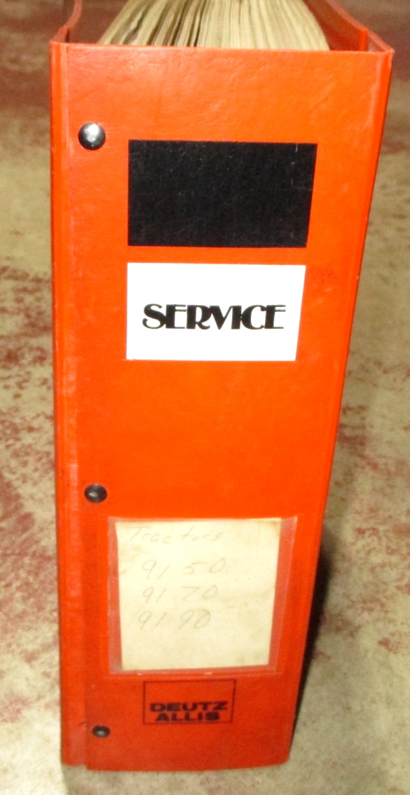 Deutz Allis 9130 9150 9170 9190 Tractor Service Shop Repair Manual AGCO ORIGINAL