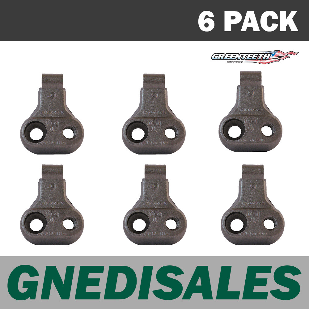 900 Series Greenteeth Straight Pockets – 6 pack