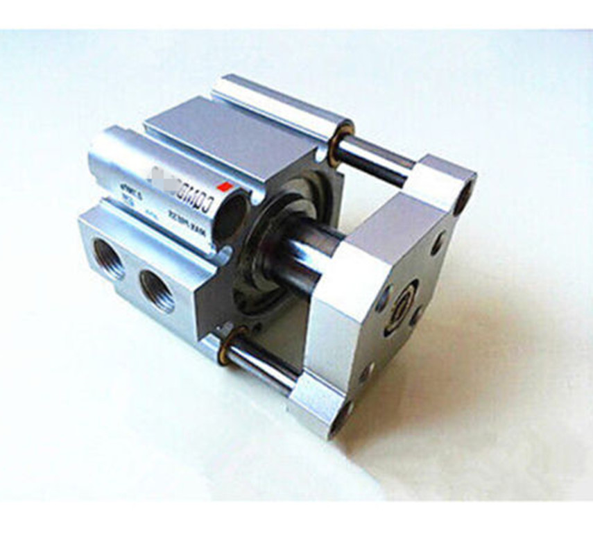 1Pc CQMB25-5 Pneumatic Guide Rod Double Acting Compact AIR Cylinder SMC Type