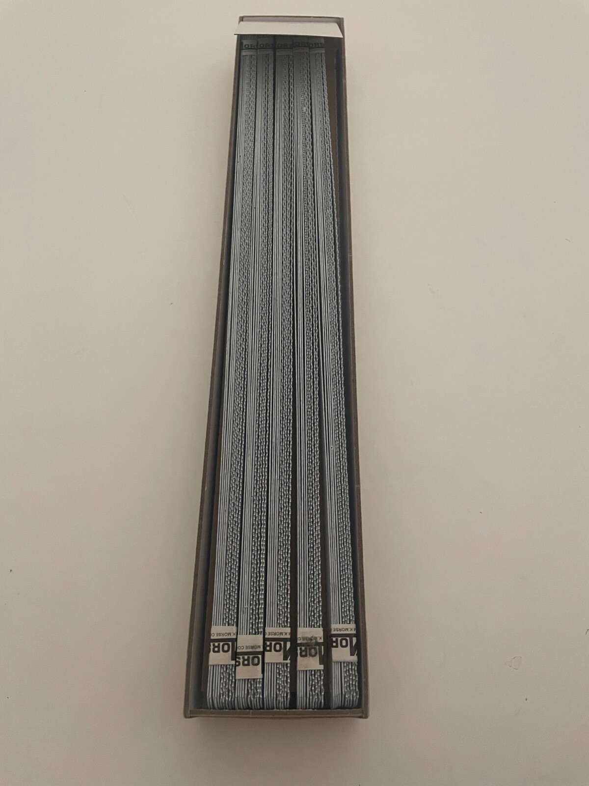 100 Count Box – Morse Hacksaw Blade 18 TPI Bi-Metal 1/2 in W x 12 in L