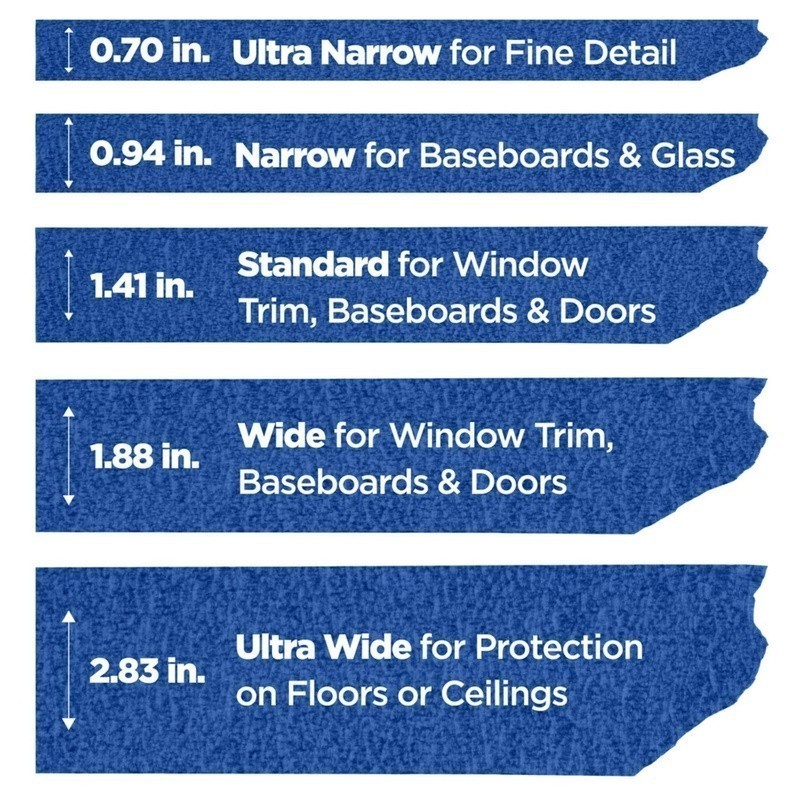 Multi-Surface Painters Tape Removable Indoor Outdoor UV Resistant 14 Days New