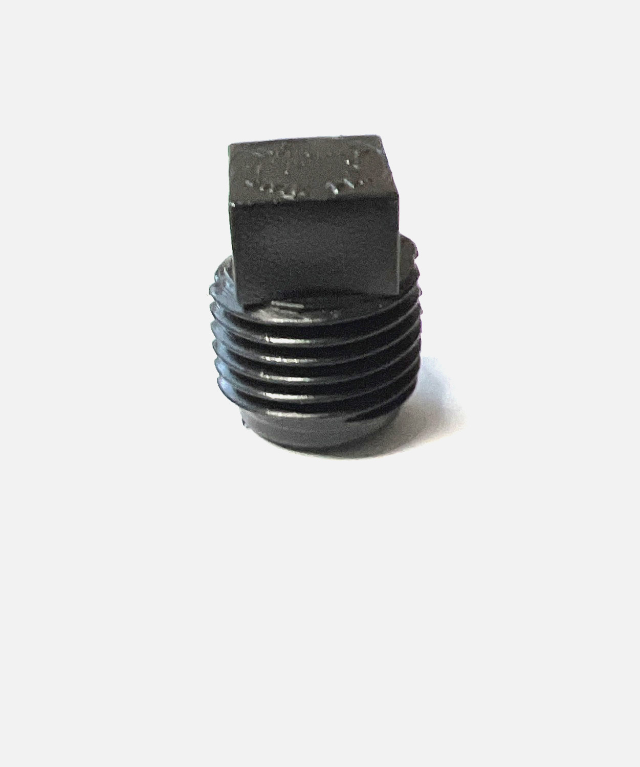 (100) 1/4 npt Pipe Plugs Square Head Polyethylene Nylon 1/4-18 Black NPT