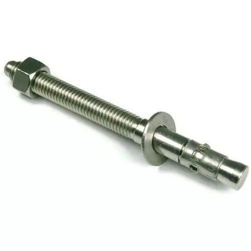 25 1/2-13 X 5 1/2 Wedge Anchors, 304 Stainless Steel With 1/2 X 10 X 12 SDS+ Bit