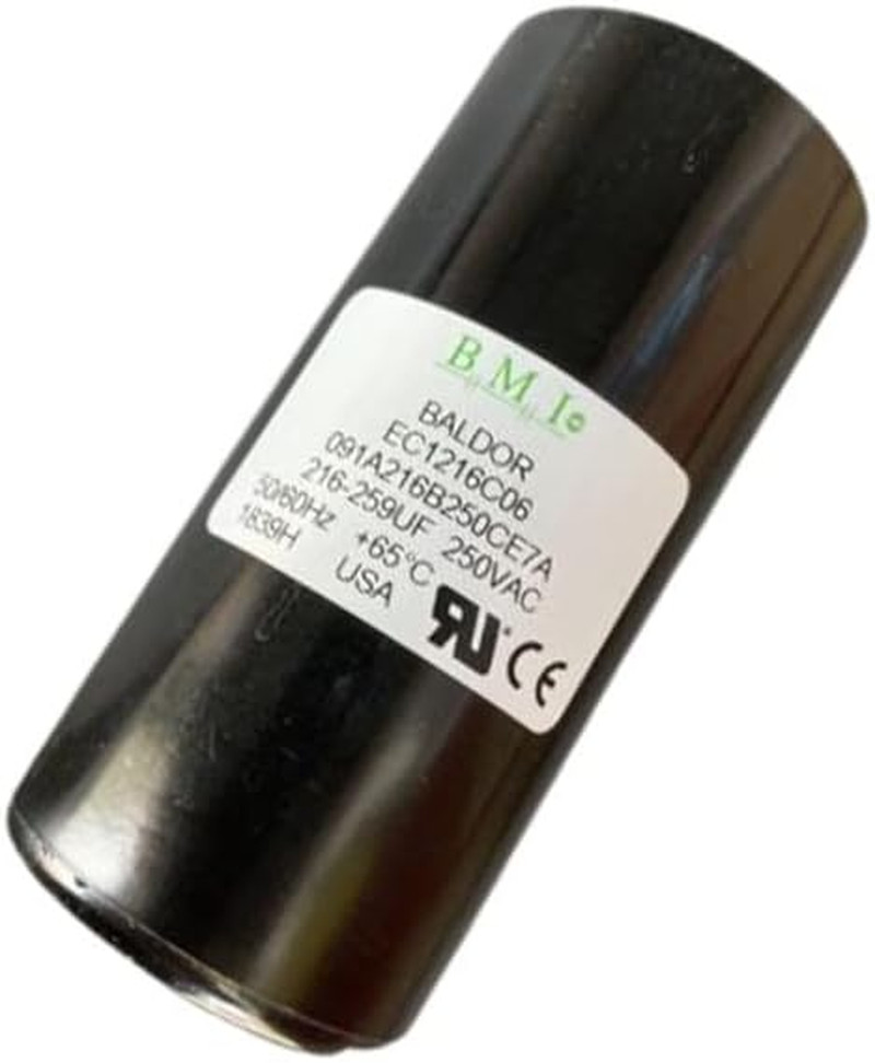 (GB) New EC1216C06, EC1216 BALDOR START CAPACITOR MODEL L1410T 216-256 UF MFC 25