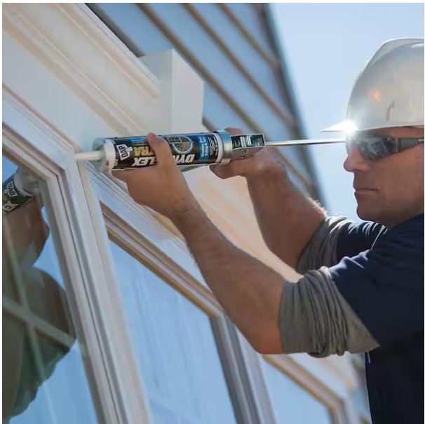 DYNAFLEX Ultra 10.1 oz. White Advanced Exterior Window, Door, and Siding Sealant