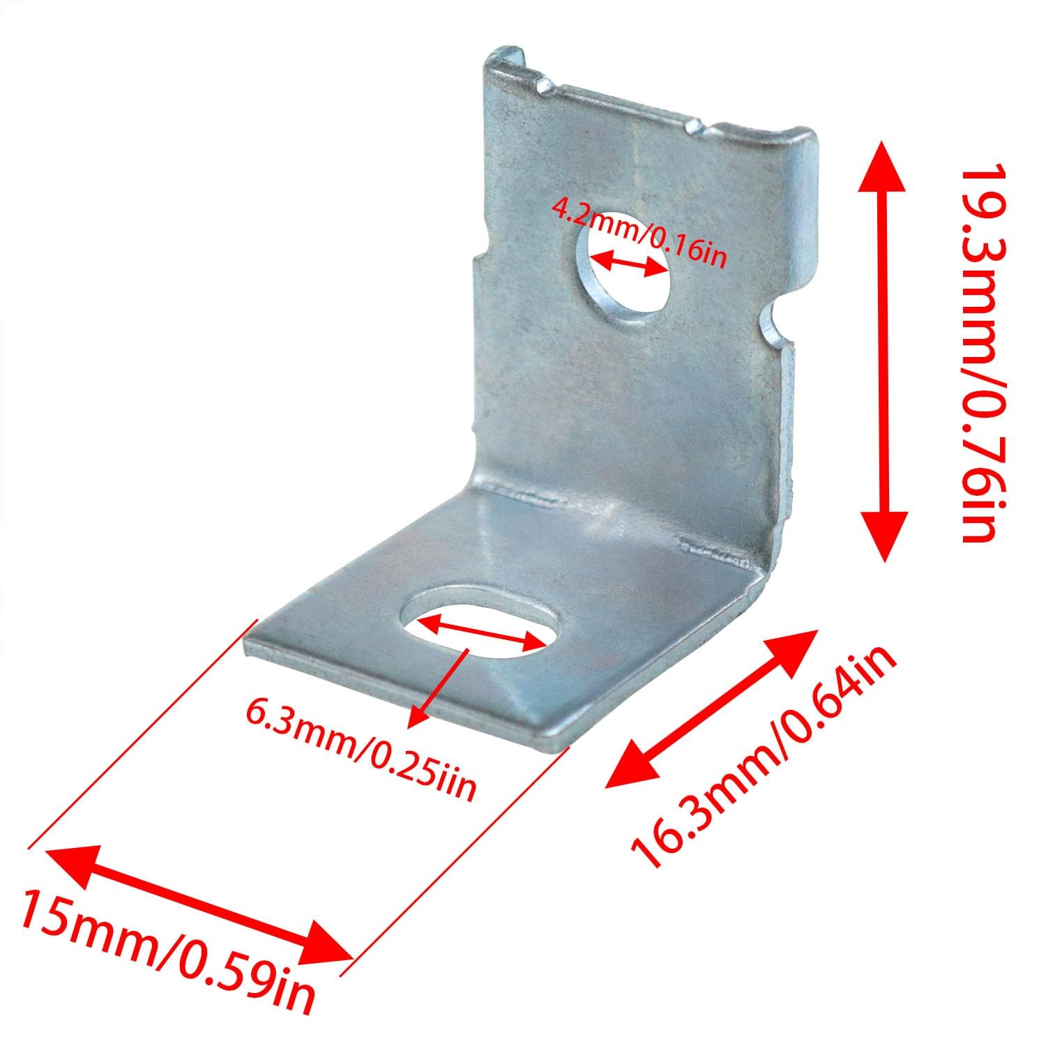 MHS012 Power Supply Fixing Bracket Kit Universal Switching PSU PC Case 20 PCS