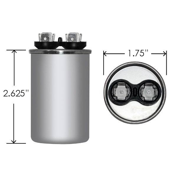 Jard 50.0 uF +/-6% 50/60Hz Motor Run Capacitor 370V Replaces 325P506H37N36N4X