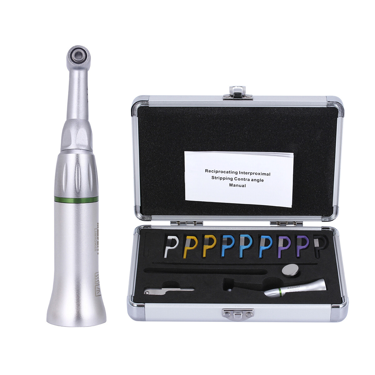 4:1 Enamel Reduction Dental Contra Angle IPR Handpiece Interproximal Strips Kit