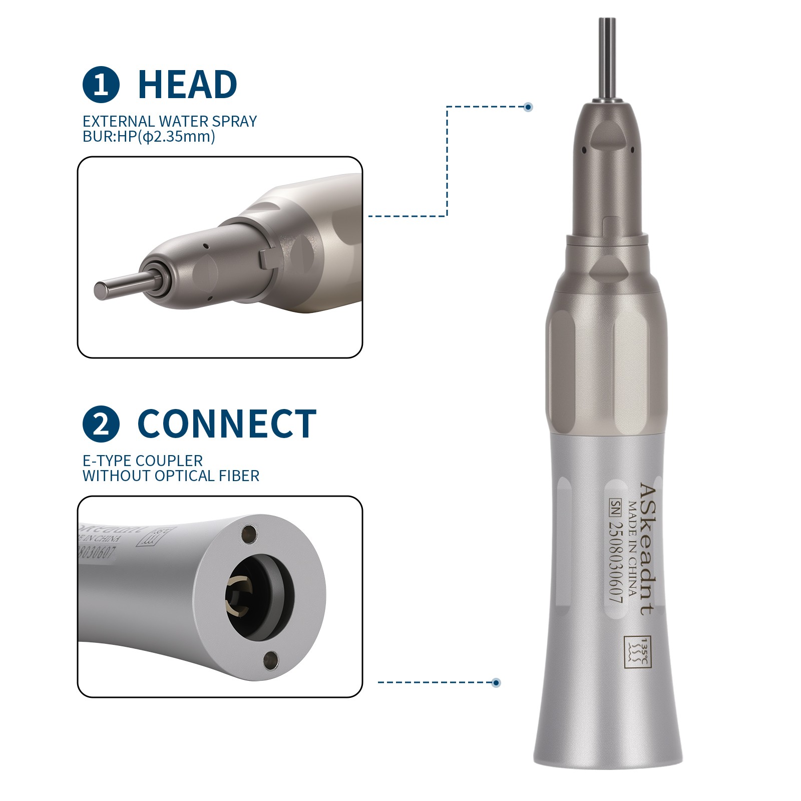 Lab Marathon Electric Micromotor Polishing /35KRPM Motor Handpiece / Burs Drill