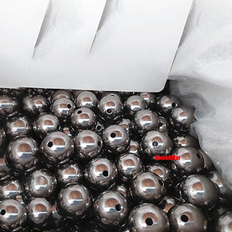 Dia 2mm-60mm Solid Stainless Steel Through Hole Balls Smooth Drilling Steel Ball