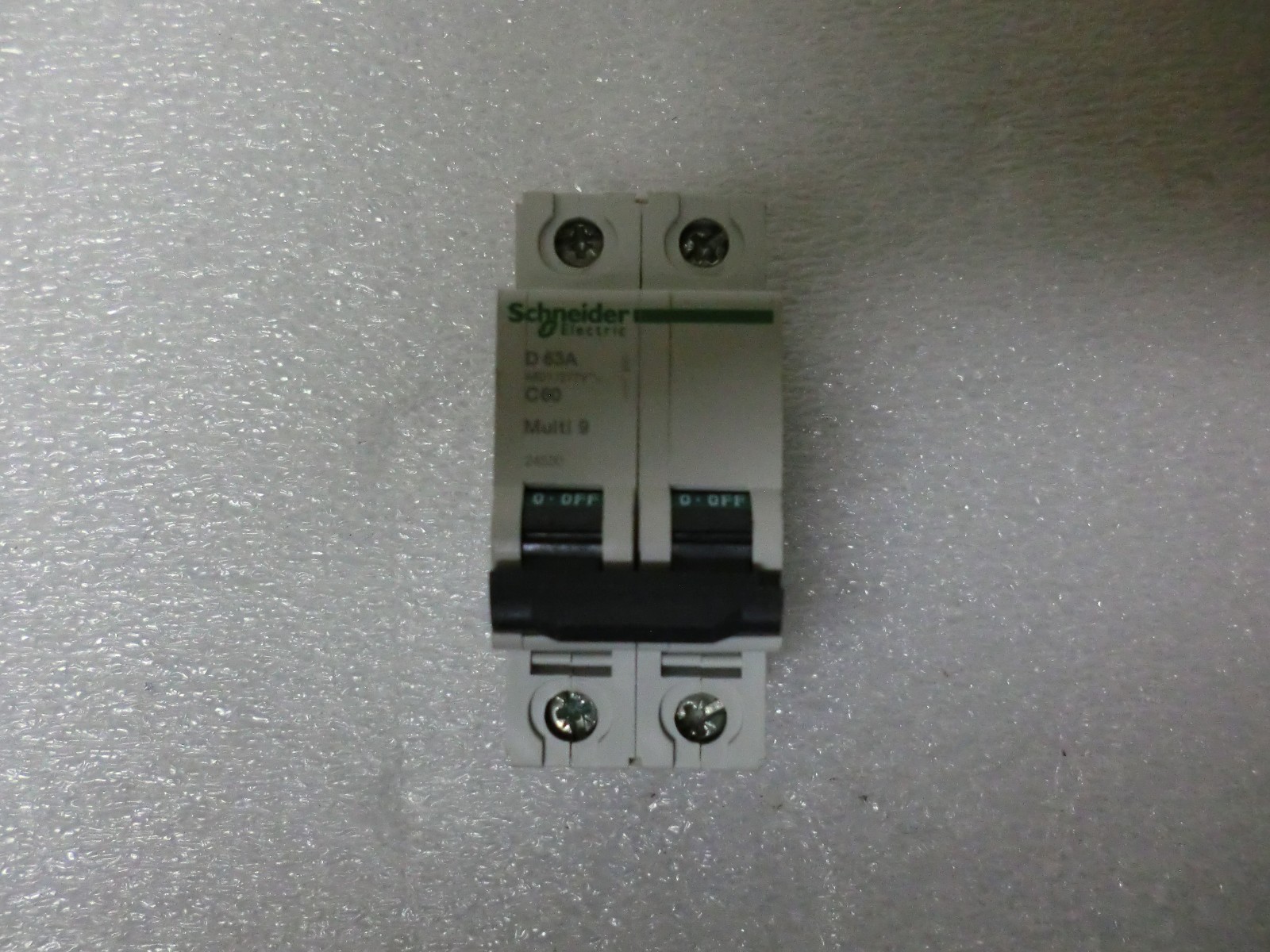 Schneider Electric Circuit Breaker D 63A C60 Multi 9 24530 2P Rep by M9F23263