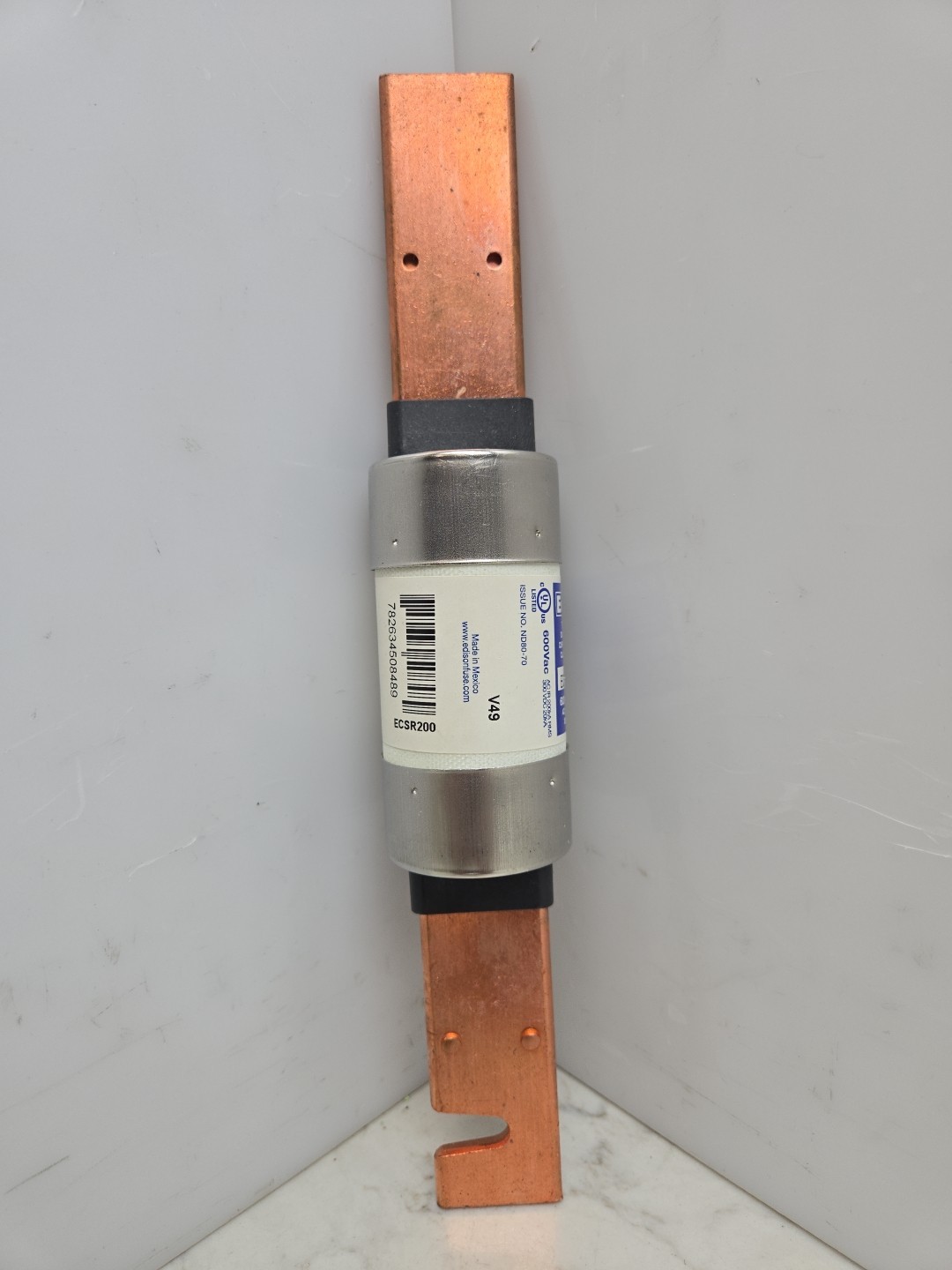 Edison ECSR200 Time-Delay Dual Element Industrial Fuse 200A 600Vac New