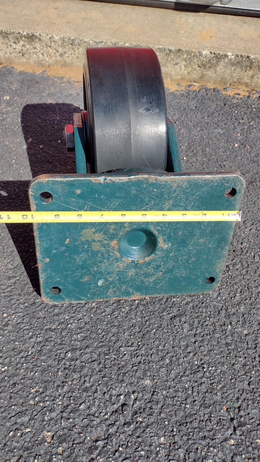 [2] COLSON CASTORS 4″x10″Wheels 12-1/2″ Height 47 lbs each NOS See pics details.
