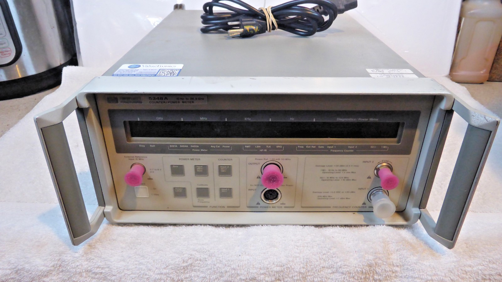 HP – Agilent – Keysight 5348A Microwave Counter/Power Meter