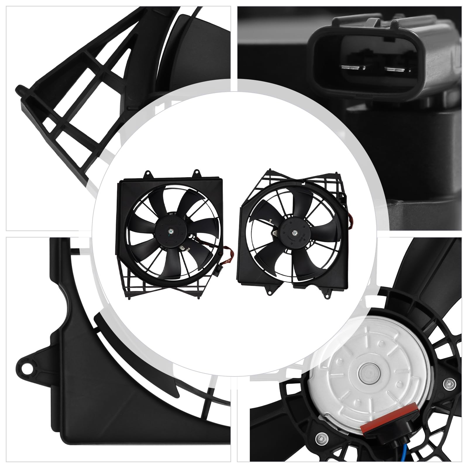 Radiator Cooling Fan for 2018-2022 Accord 2021-2023 TLX 280W Dual Fan