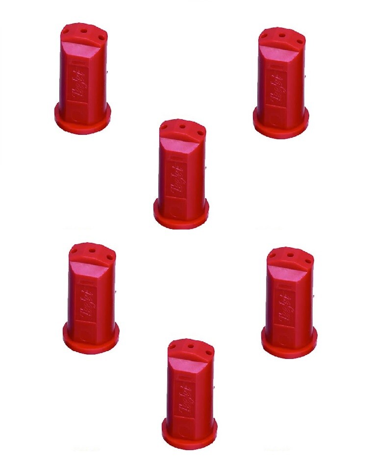 Pack of 6 – TeeJet Stream-Jet SJ-3 3-Stream Outlet Spray Tip 0.40 GPM @ 40 PSI