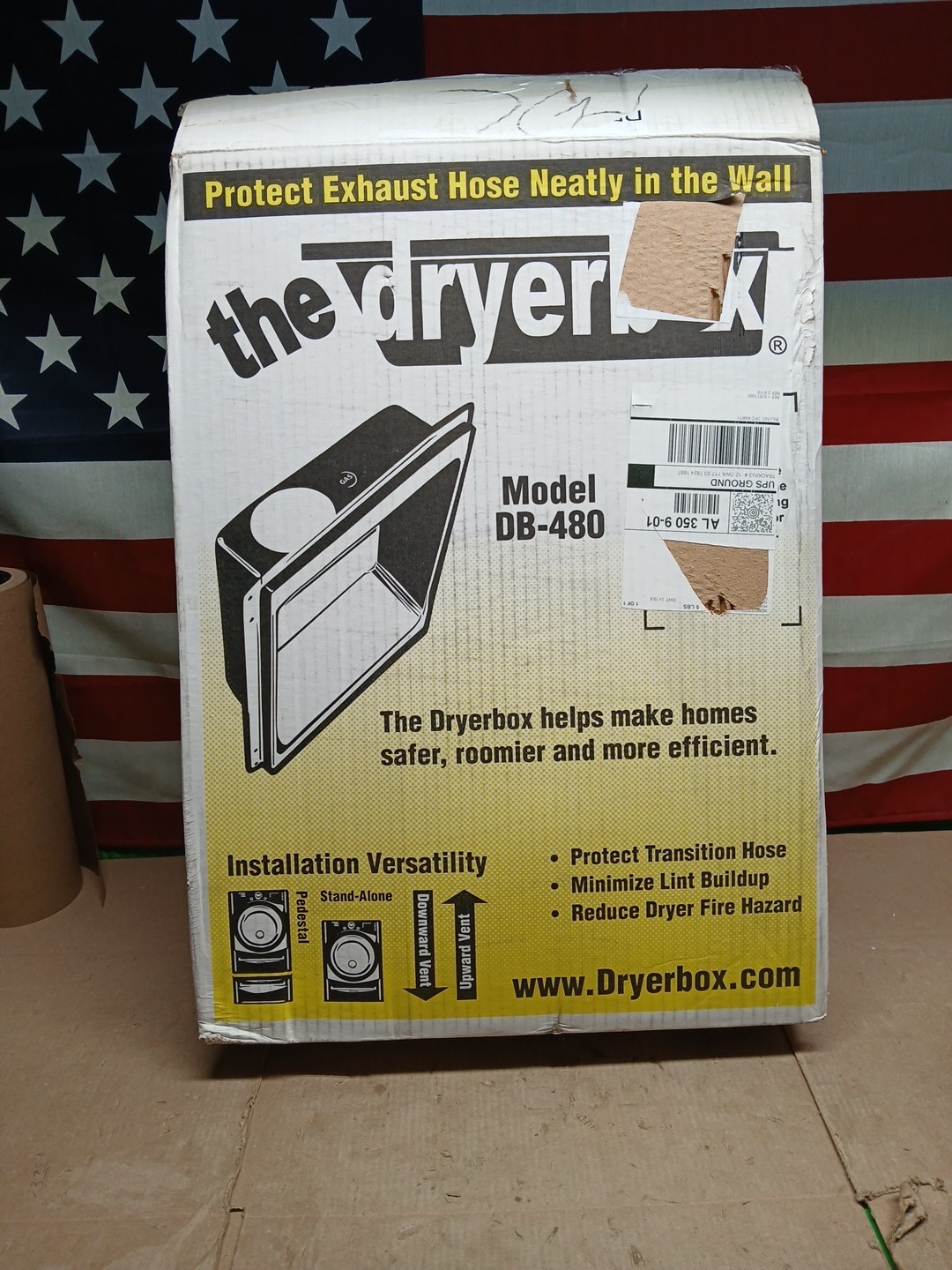 the Dryerbox DB-480 Up/Down Stand Alone/Pedestal Loop