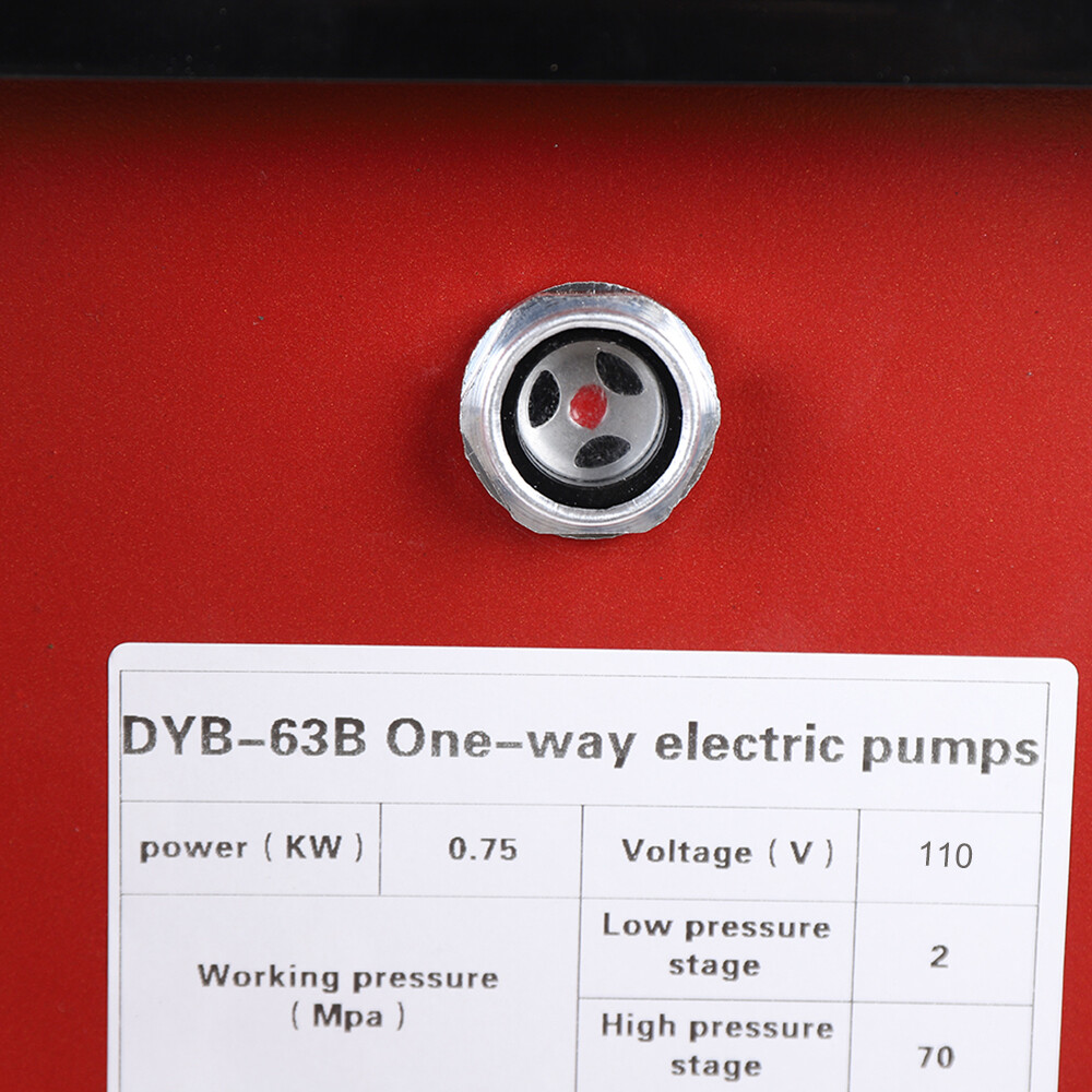 110V 750W Electric Driven Hydraulic Pump Single Acting Manual Valve 10000PSI USA
