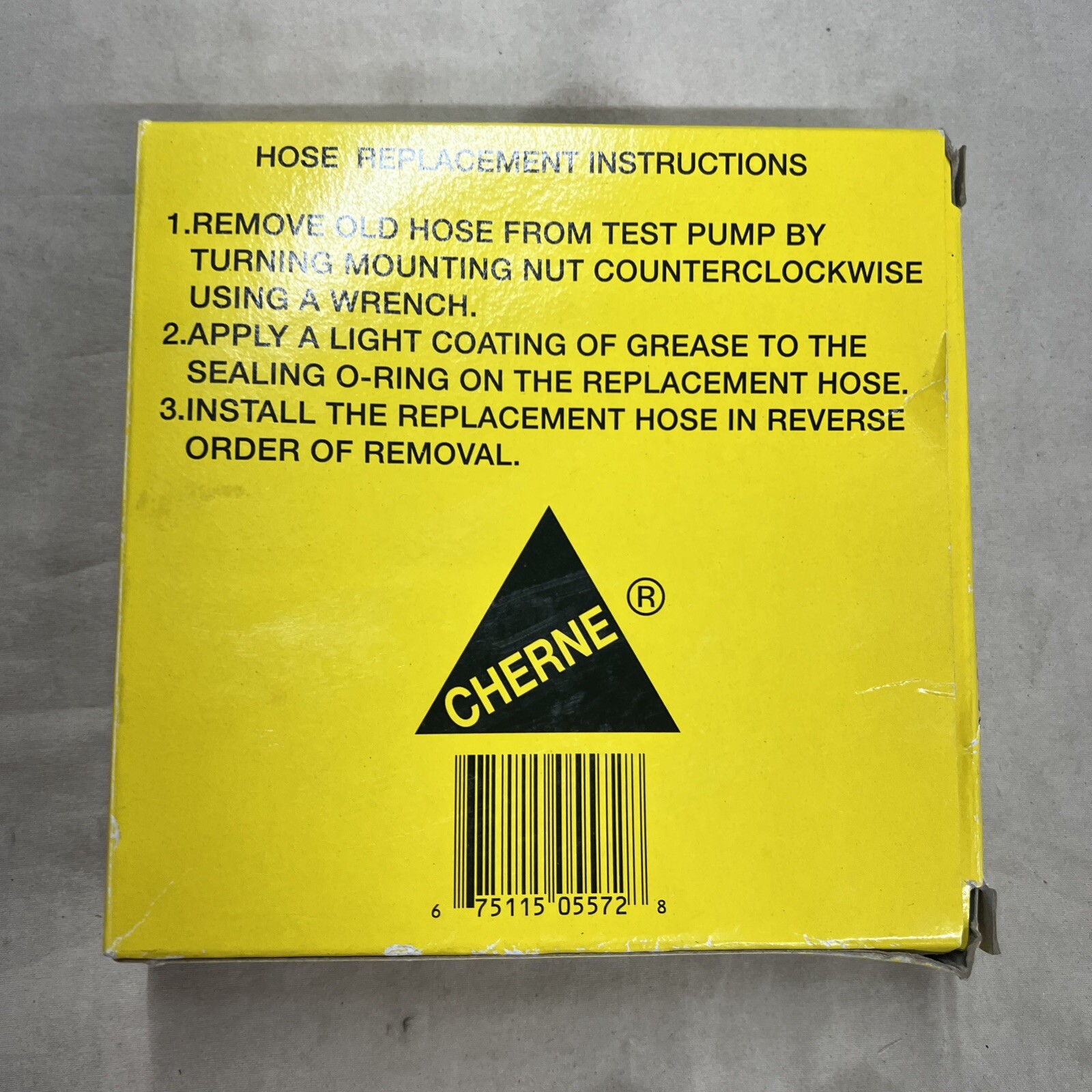 New CHERNE INDUSTRIES High Volume Test Pump Replacement Hose 055-728