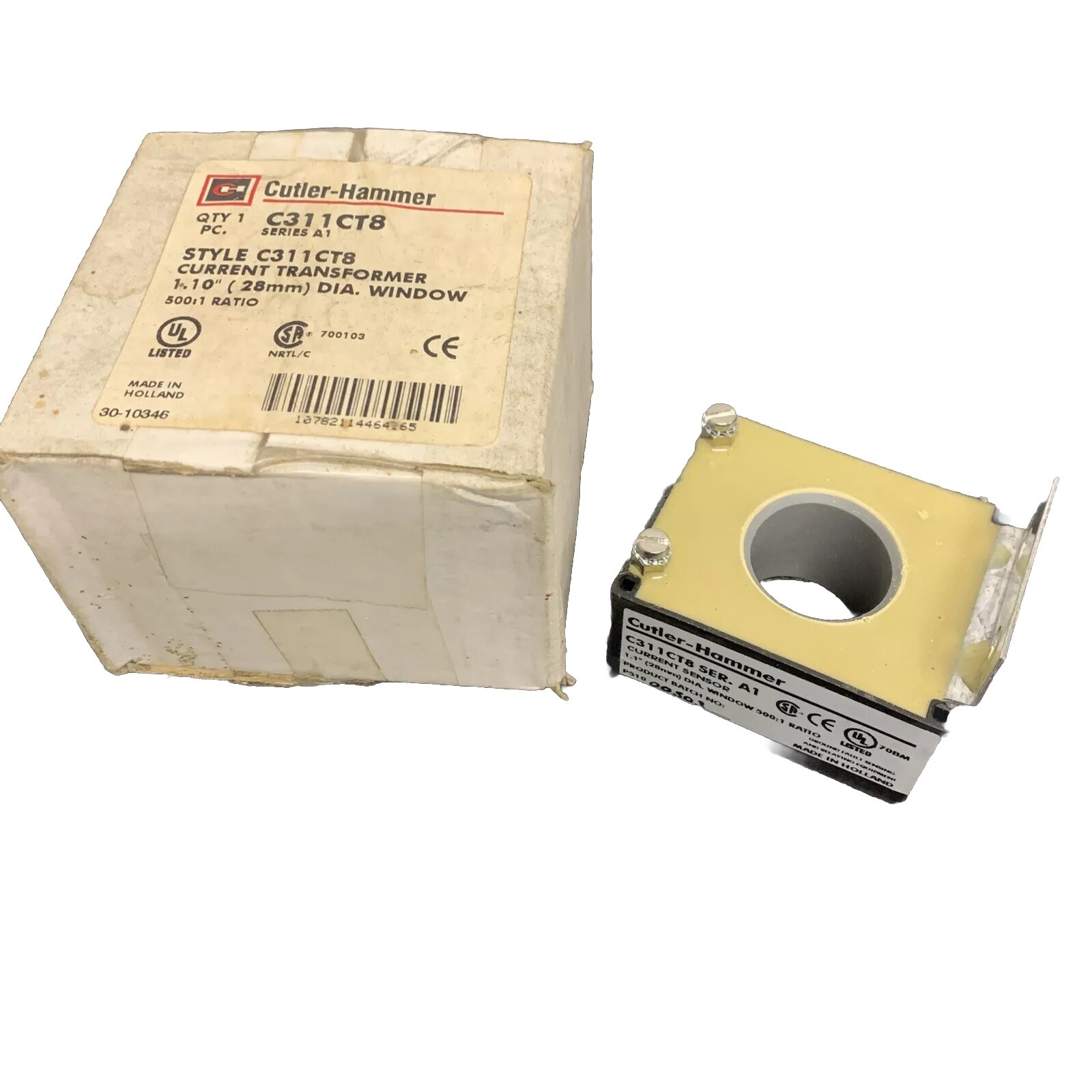 Eaton Cutler Hammer C311CT8 Current Sensor 500:1 Ratio