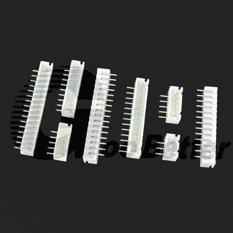 JST XH2.54mm Plug Connector Right Angle Header 2 3 4 5 6 7 8 9 10 12 14 16 Pins