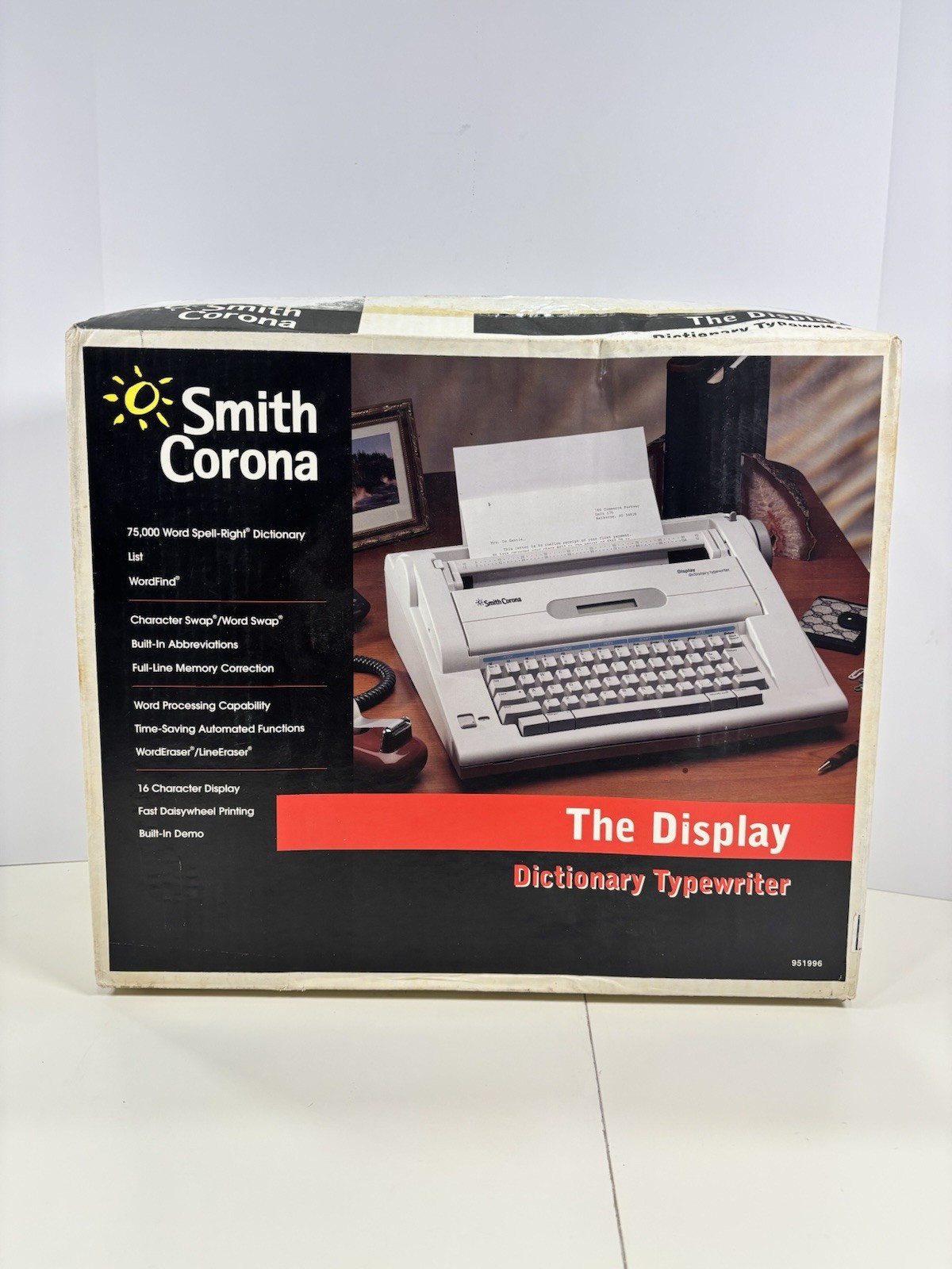 Smith Corona Memory Correct Electric Typewriter Model NA1HH w/ Manual – Tested