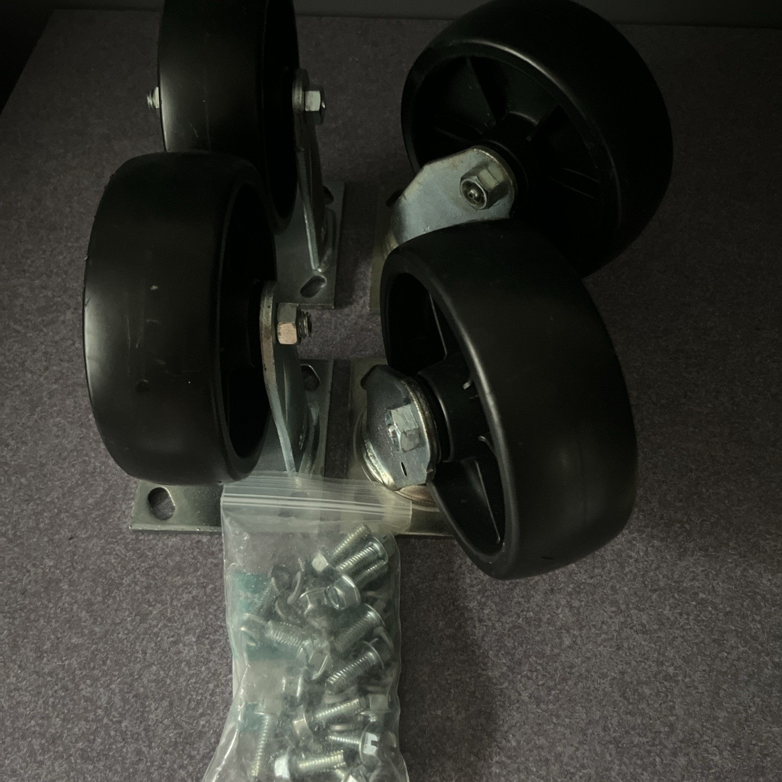 Colson Casters 4-5 Ser 6” 2 Rigid And 2 Swivel With Hardware
