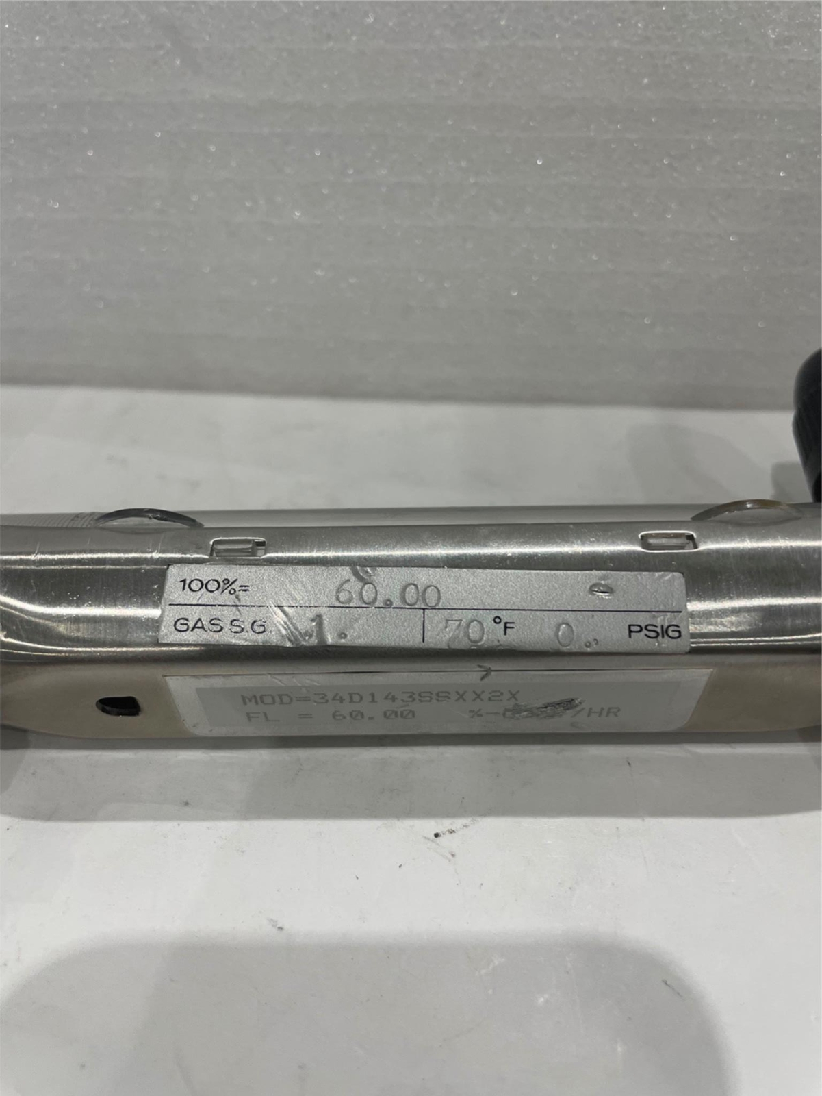 Wallace & Tiernan, Flow Meter, 34D143SSXX2X, Used