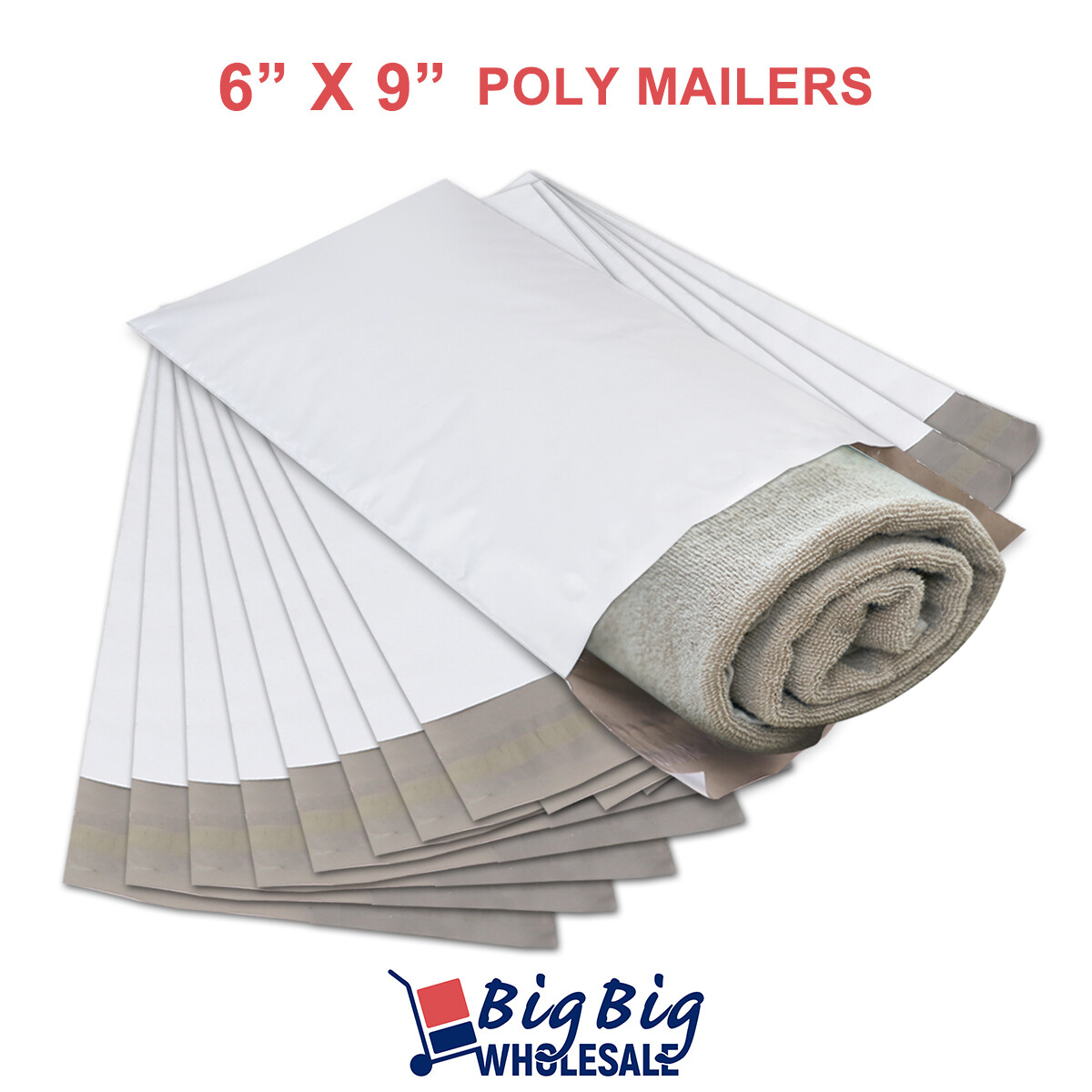 6×9 10×13 12×15.5 Poly Mailers Shipping Envelopes Self Seal Plastic Mailing Bags