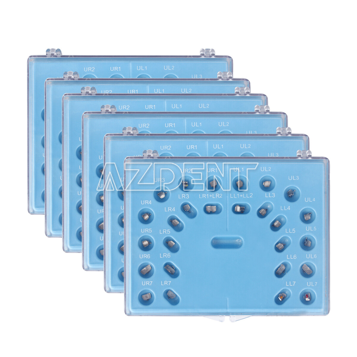 Dental Orthodontic Self Ligating Brackets Active Passive Roth MBT 022 Hooks 345