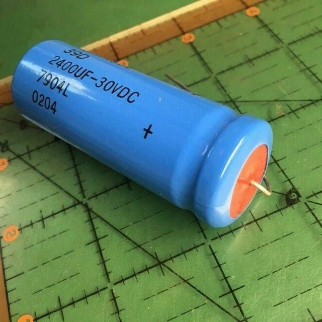 2400uF 30v Sprague Axial Capacitor 39D248G030JP6 Replace 25v Apple 1 Epoxy 2pcs