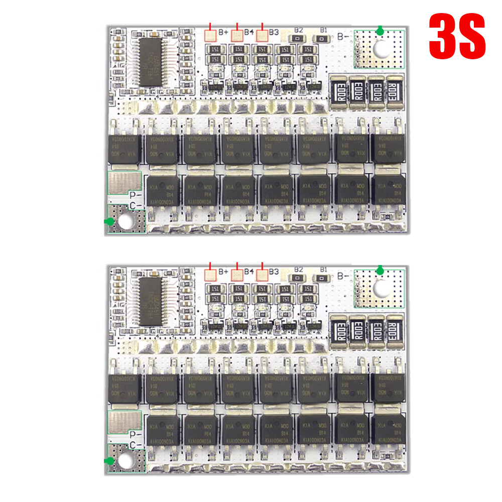 2Pcs 3S/4S/5S 100A 12V BMS Li-ion LMO Lithium Battery Protection Circuit Board