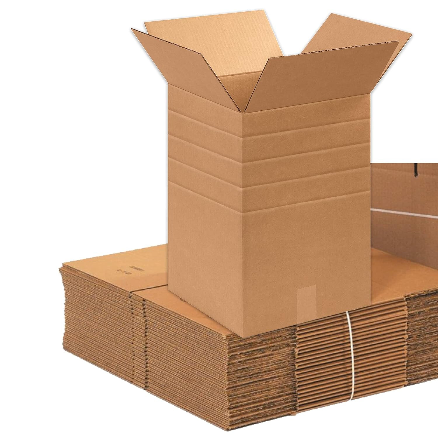 25 12″ x 12″ x 18″ Multi-Depth Corrugated Boxes
