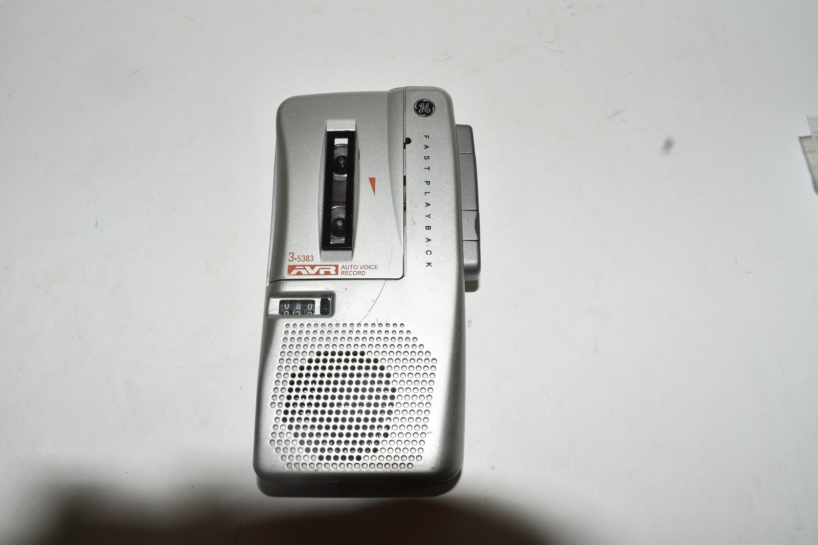 GE 3-5383 Microcassette Recorder AVR Fast Playback Voice Recorder (GVH31)