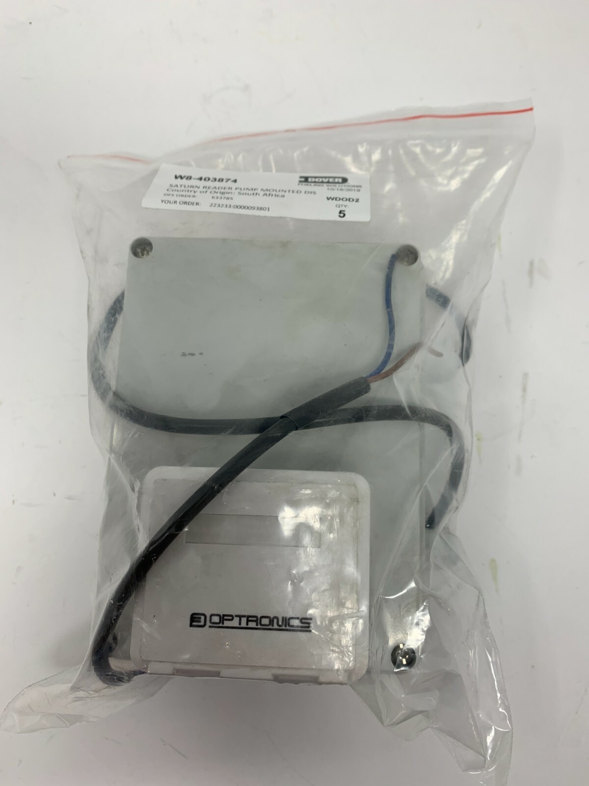 1 Dover Fueling Saturn Reader Pump Mounted DIS W8-403874 WDOD2