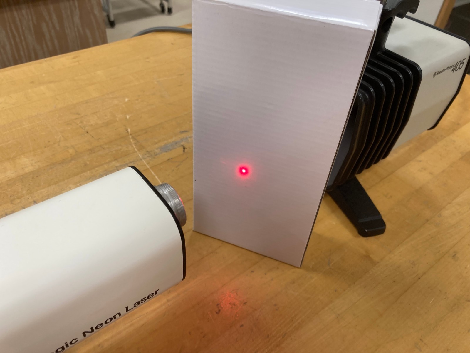 Metrologic ML855 5 mW HeNe laser NOS in original box! 7 mW output! clean TEM 00
