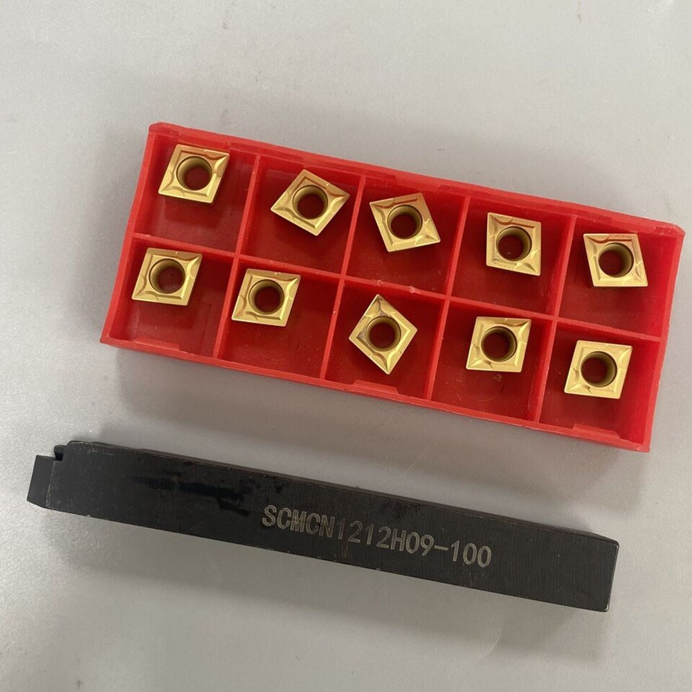 SCMCN1212H09-100 CNC Lathe Turning Tool Holder + 10PCS CCMT09T304 Carbide insert