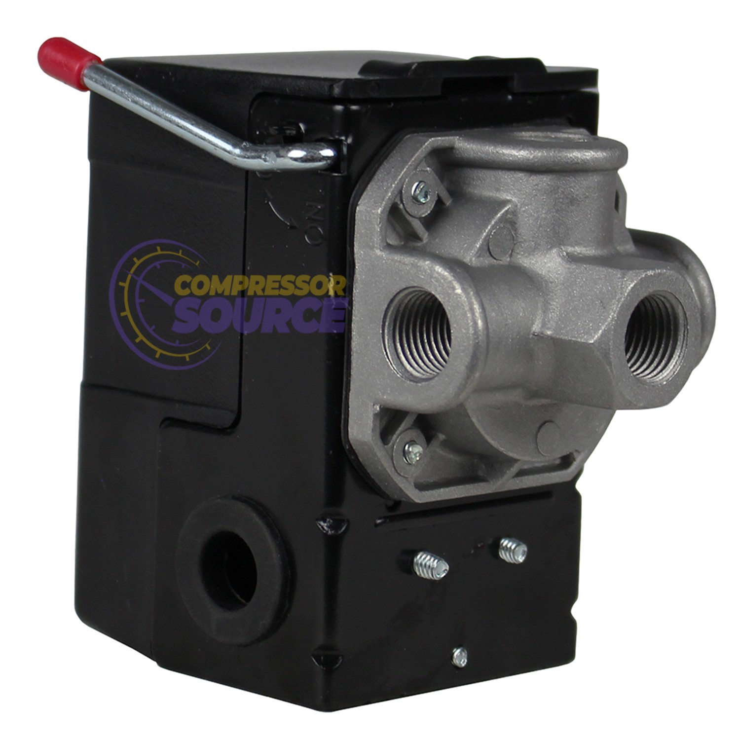 Heavy Duty 4port 25 Amp Air Compressor Pressure Switch Control Valve 105-135 PSI