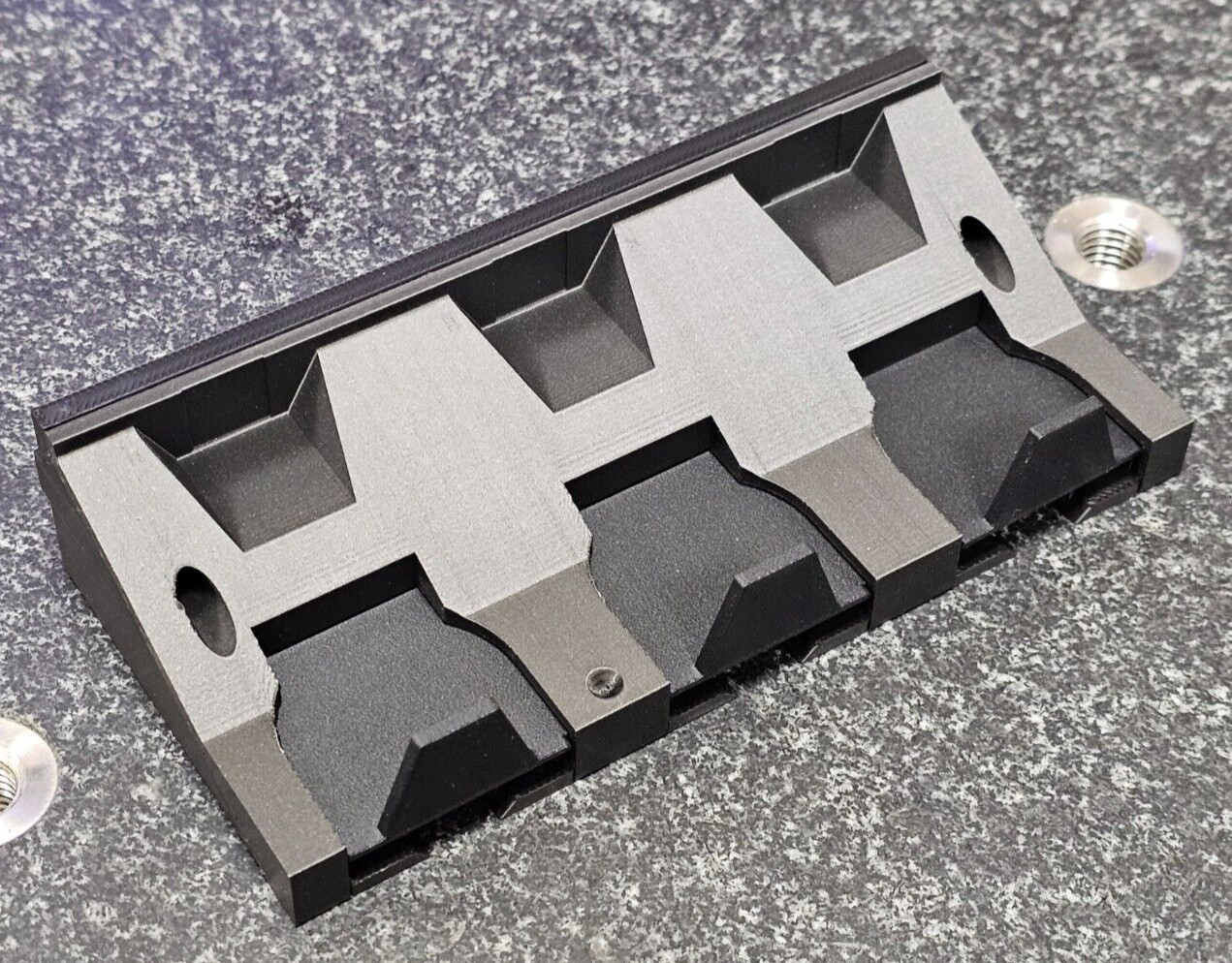 Improved 3 Stylus rack for Zeiss CMM VAST XXT TL1, TL2/TL4, TL3 adapter plates.