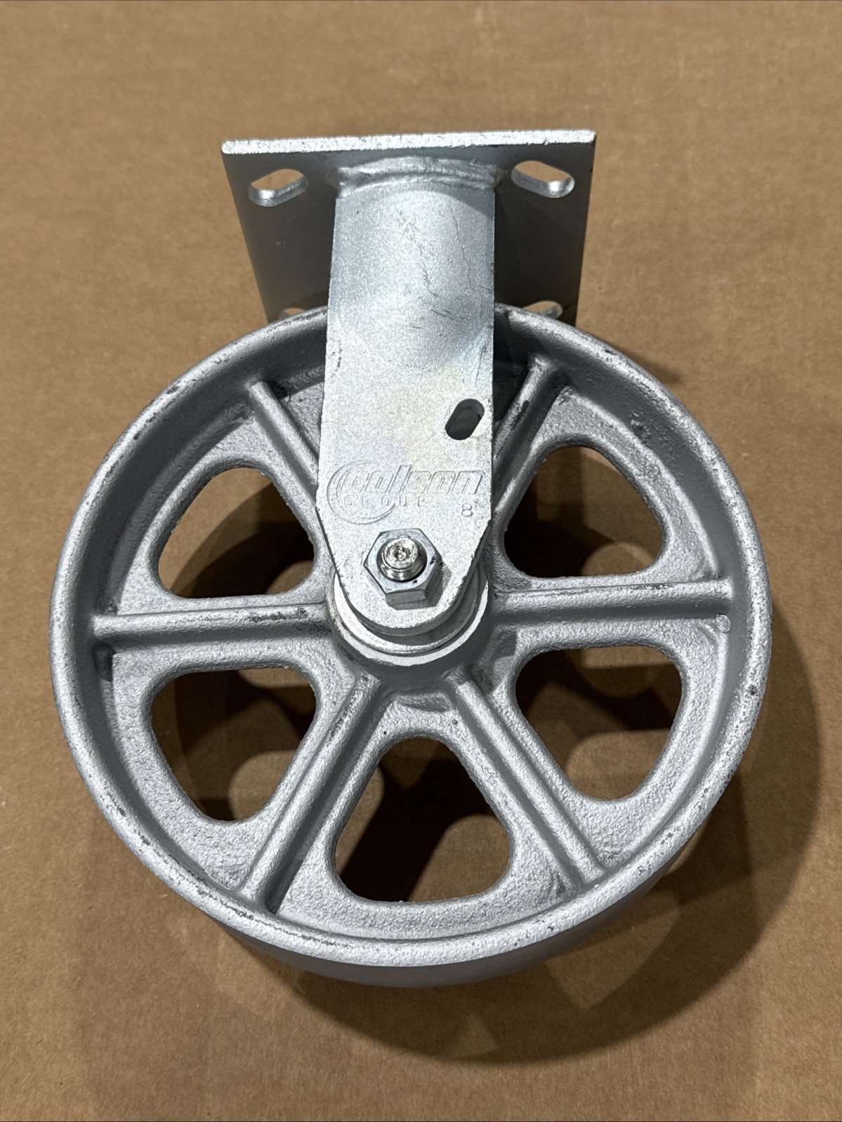 Colson 16CA08201R 8″ X 2″ Cast Iron Rigid Caster, No Brake, Loads 1250 Lb New
