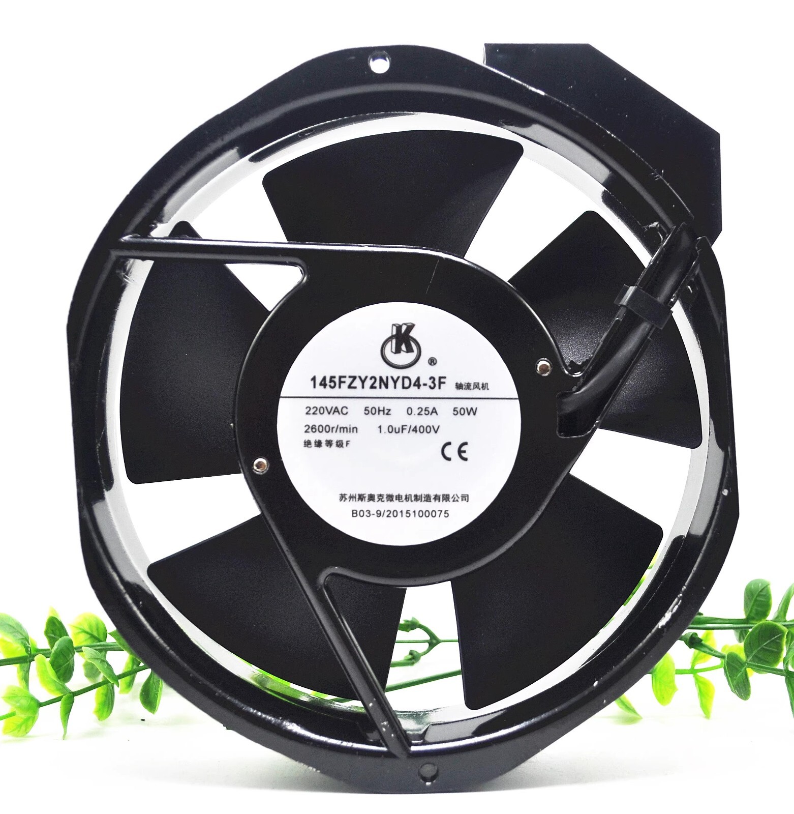 1pcs 145FZY2NYD4-3F 220VAC 0.25 50W 2600r/min Metal Cooling Fan