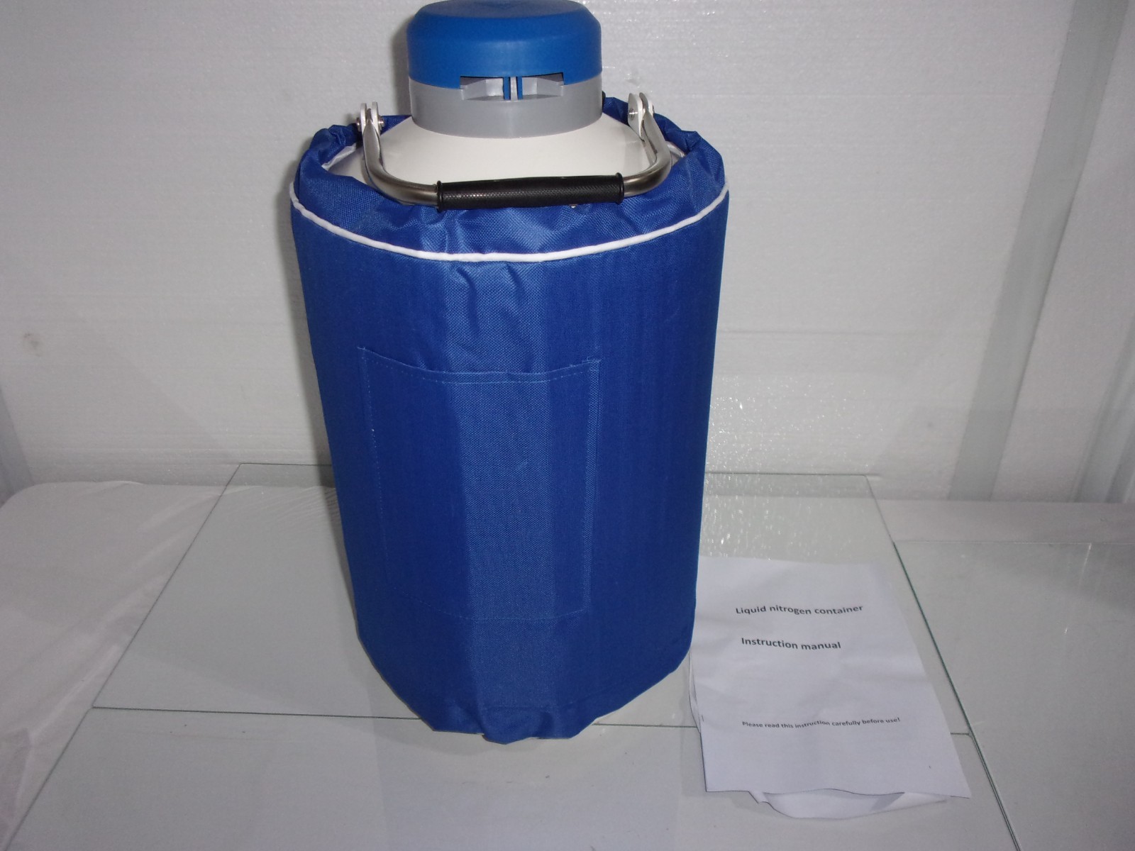 10L Liquid Nitrogen Container Cryogenic Container (LN2) Aluminum Alloy New