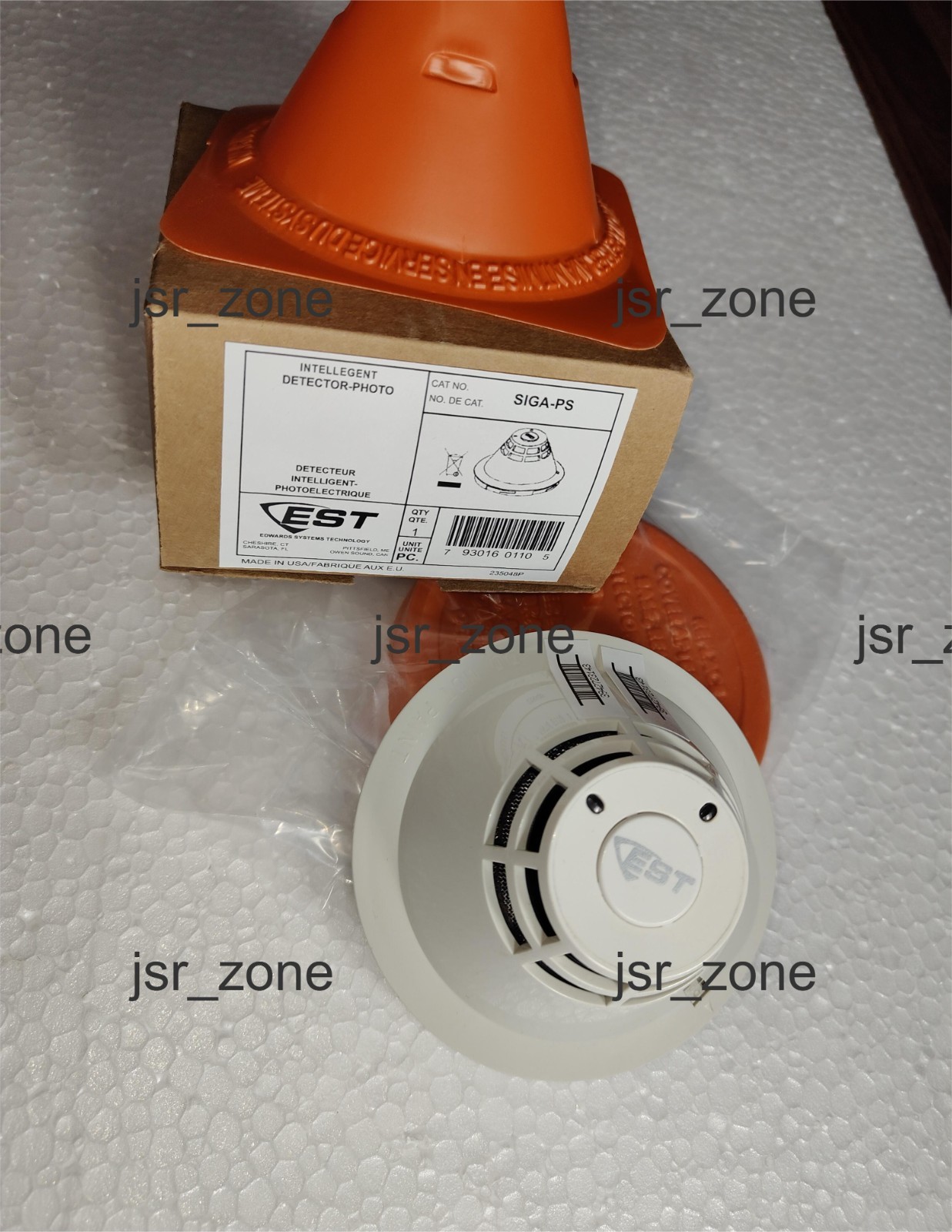 EDWARDS EST SIGA-PS PHOTOELECTRIC DETECTOR FIRE ALARM -FREE SHIPPING