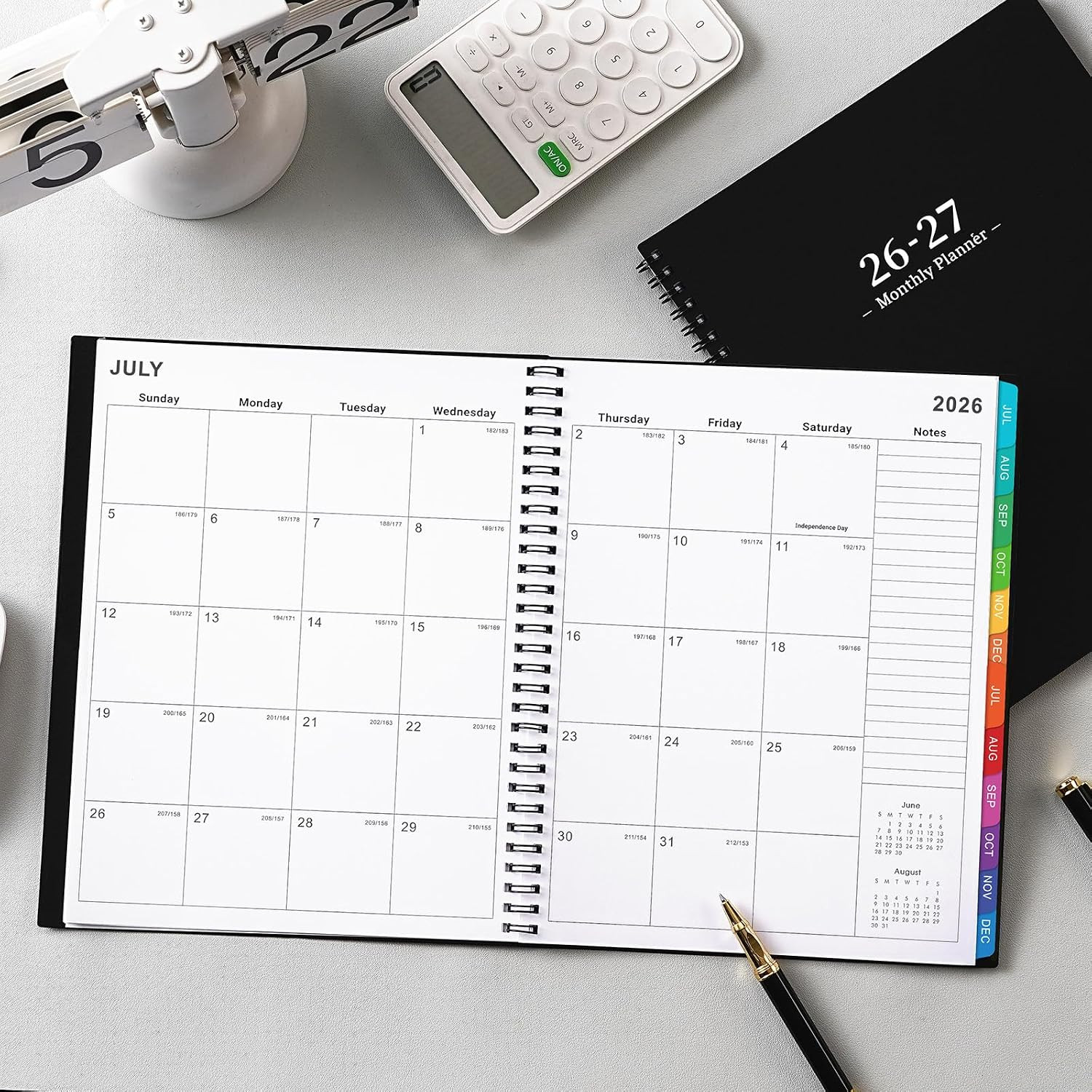 2026-2027 Monthly Planner – Academic Planner/Calendar 2026-2027, JUL 2026 – DEC